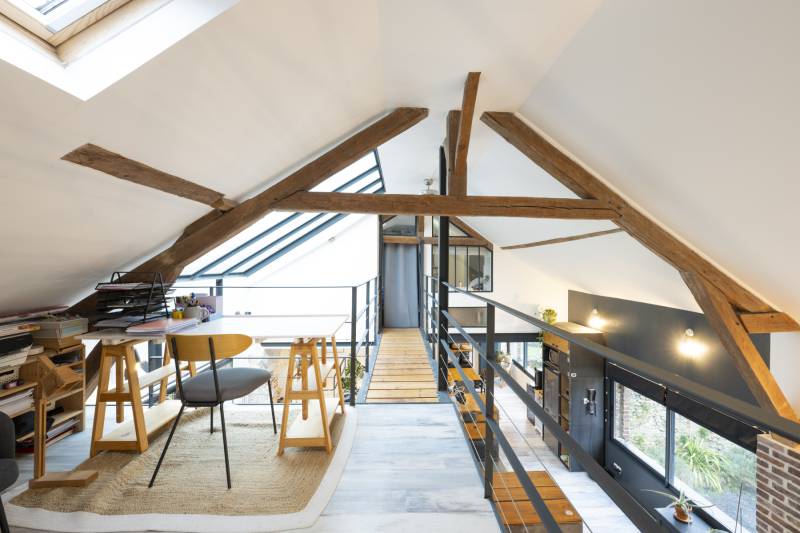 A acheter maison avec mezzanine à Fécamp