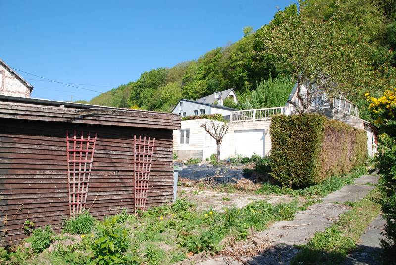 terrain à bâtir avec bâtiment proche de Fécamp