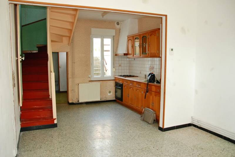 Maison Fécampoise en briques et silex avec extérieur à vendre à Fécamp