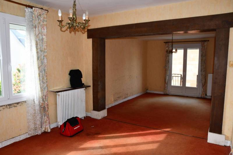 A vendre pavillon sur sous-sol complet, 3 chambres dans un village proche Goderville