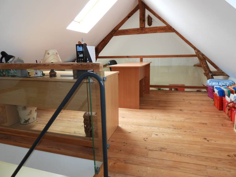 Achat longère en briques et silex à la campagne proche de VALMONT et FECAMP