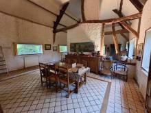 A vendre campagne de GODERVILLE authentique chaumière offrant une belle superficie et beau terrain plat