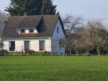 Pavillon individuel avec 3 chambres, sous-sol et jardin à vendre à la campagne entre Fécamp et Yvetot