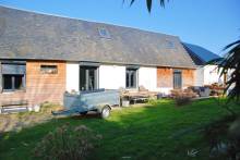 Charmante longère individuelle à vendre proche des plages entre Fécamp et Cany-barville