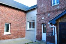 Maison de caractère en briques de 95m² avec garage et jardin à vendre dans un village avec commerces axes FECAMP/ETRETAT  