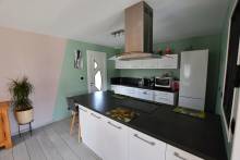 Pavillon individuel avec jardin, garage et 3 chambres à vendre hors lotissement dans le village d'Ancretteville-sur-mer sur l'axe Fécamp et Cany-barville