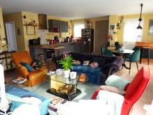Pavillon récent de plain-pied avec 3 chambres à vendre dans un village proche de Fécamp direction Goderville