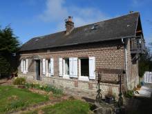 Vente longère briques et silex sur l'axe FECAMP ETRETAT