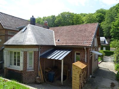 A acheter maison briques et silex à 2 pas de la plage à pied alentour de ST PIERRE EN PORT 76540