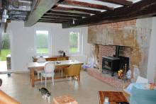 Achat maison de caractère en colombages entièrement rénovée idéalement située à la campagne entre FECAMP et GODERVILLE  